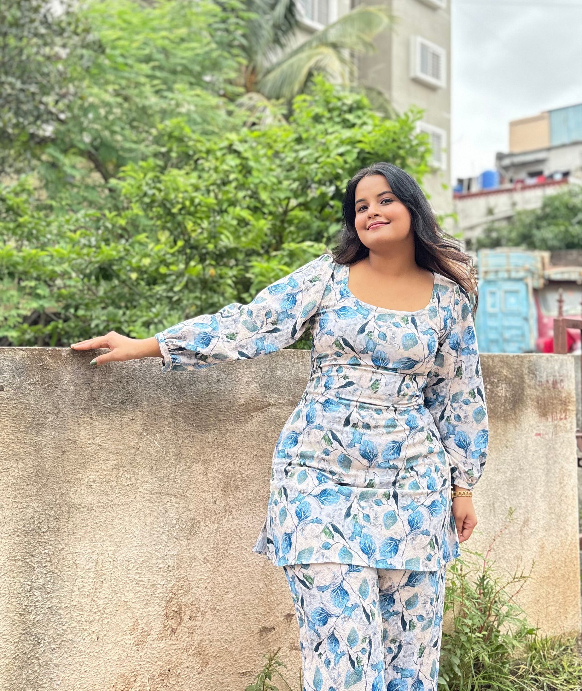 Blue petel co-ord set