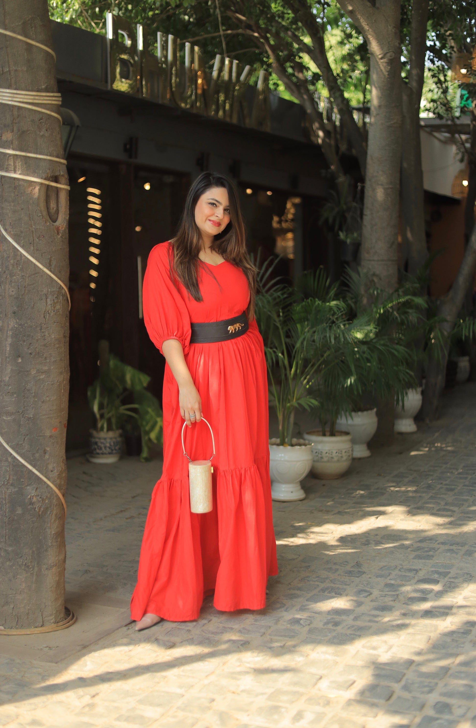 Rose Red Long Dress